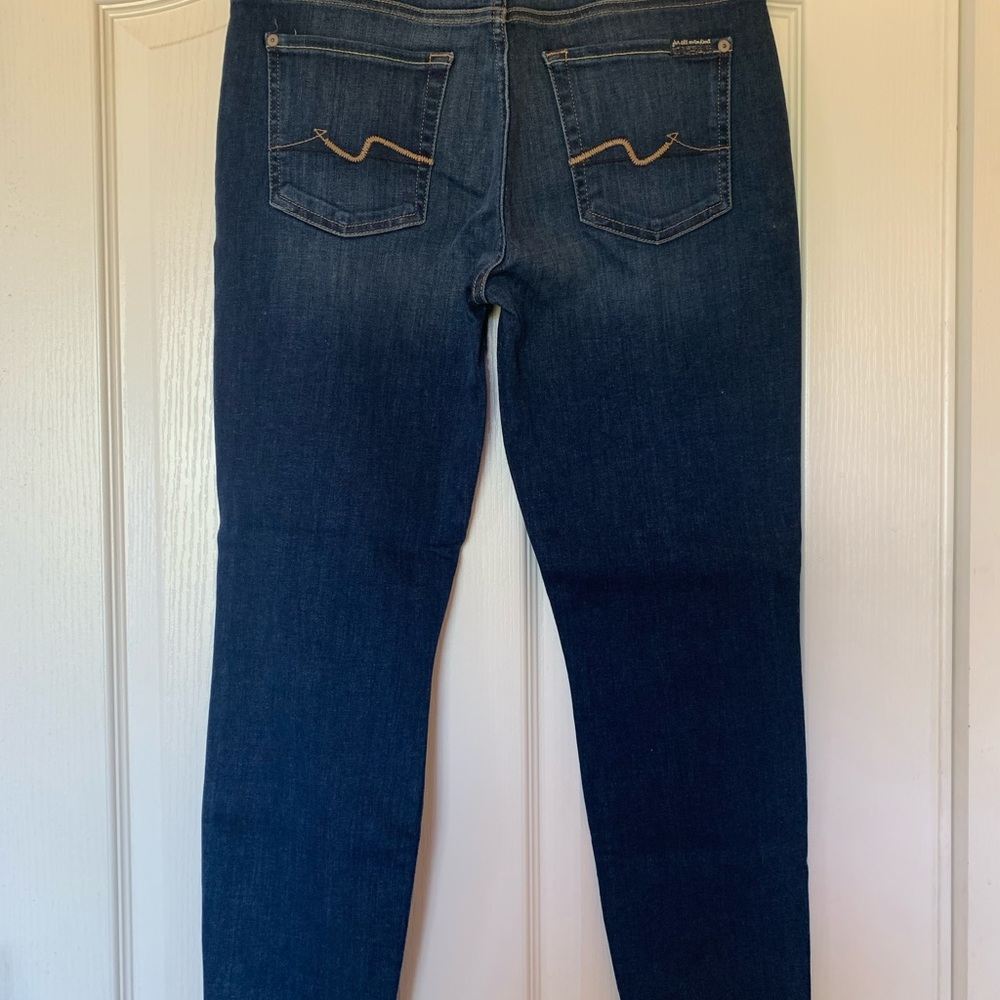 7 For All Mankind Gwenevere Skinny Jeans, Size 30